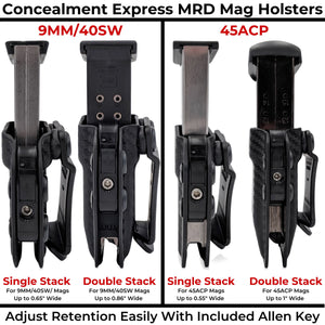 Magazine Holster (IWB/OWB - KYDEX) - Rounded by Concealment Express