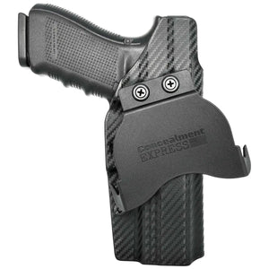 Paddle Holster fits: Glock 20 21 - Rounded by Concealment Express