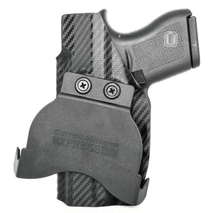 Paddle Holster fits: Glock 43X - Rounded by Concealment Express