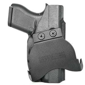 Paddle Holster fits: Glock 43X - Rounded by Concealment Express