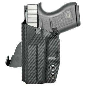 Paddle Holster fits: Glock 43X - Rounded by Concealment Express