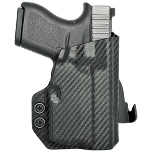 Paddle Holster fits: Glock 43X TLR-6 - Rounded by Concealment Express