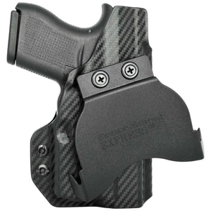 Paddle Holster fits: Glock 43X TLR-6 - Rounded by Concealment Express