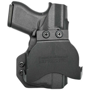 Paddle Holster fits: Glock 43X TLR-6 - Rounded by Concealment Express