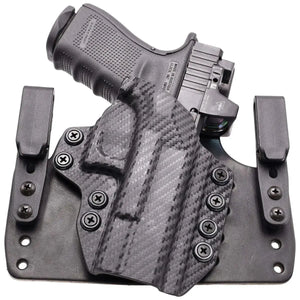 Smith & Wesson M&P SHIELD 9EZ Leather Hybrid Holster (Wide) - Rounded by Concealment Express