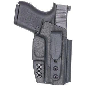 Tuckable IWB Holster fits: Glock 43X (Optic Ready) - Rounded by Concealment Express