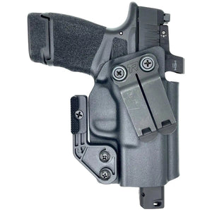 IWB KYDEX Holster fits: Glock 26 27 33 - Plus Line (Optic Ready w/Claw & Monoblock Clip)-Rounded by Concealment Express