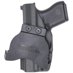 Paddle Holster fits: Glock 43X (Optic Ready)-Rounded by Concealment Express