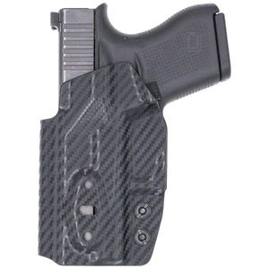Tuckable IWB Holster fits: Glock 43X (Optic Ready)-Rounded by Concealment Express